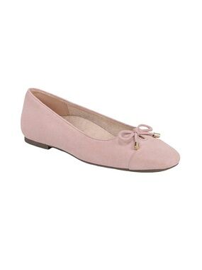 Vionic Klara Pink Suede Bow Ballet Flat 
Comfort Flat NWOB
